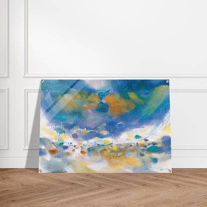 LE VOILE DES ILLUSIONS 2007 - Chu teh Chun Acrylic Print - 70x100 cm / 28x40″ inches
