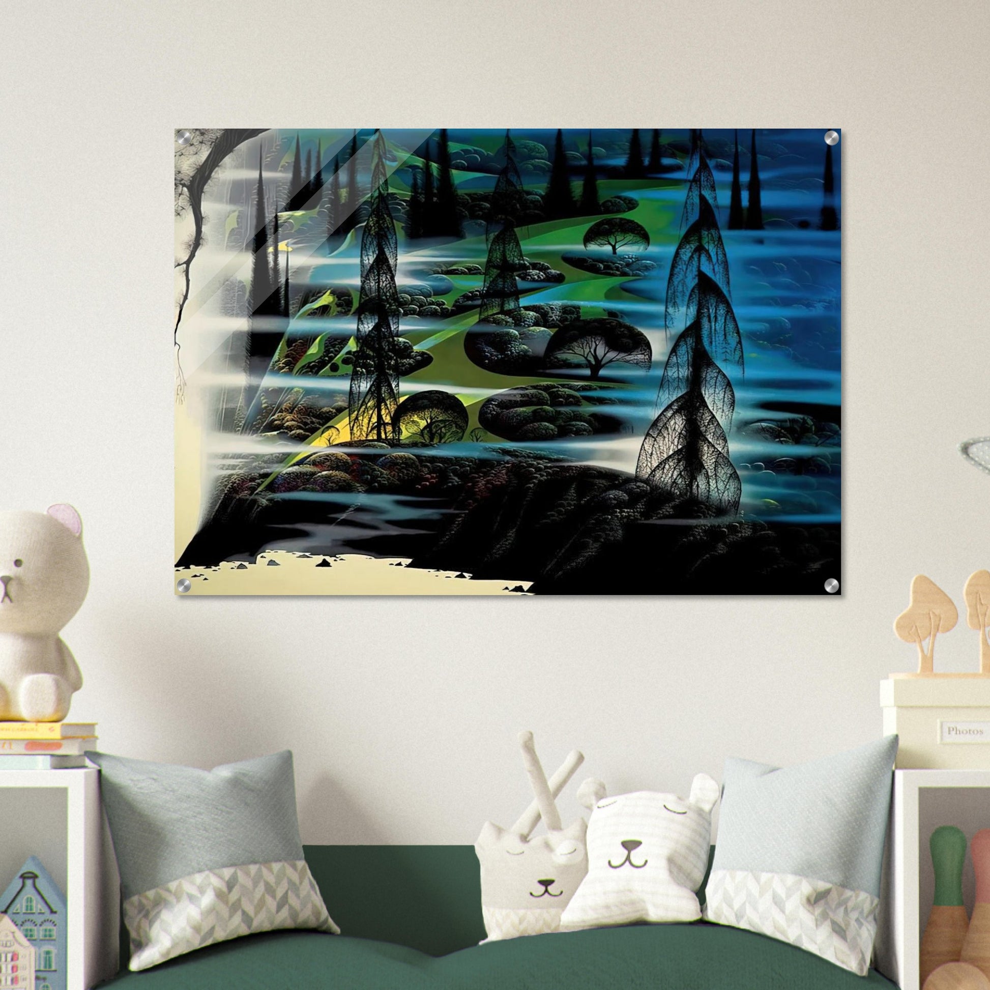 Beauty Beyond Believing - Eyvind Earle Acrylic Print - 70x100 cm / 28x40″ inches