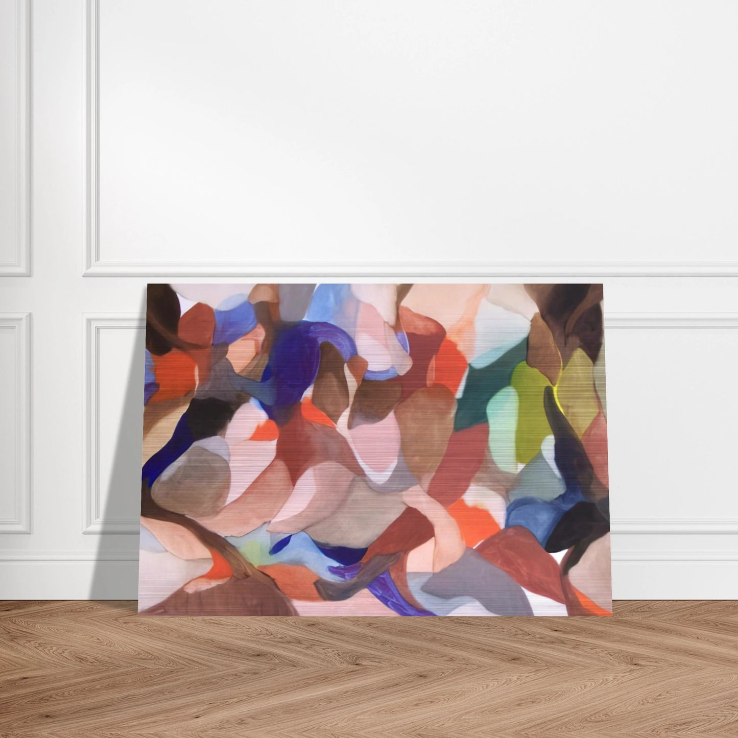 Night of the Red Wind - Alice Baber Brushed Aluminum Print - 70x100 cm / 28x40 inches | Alice Baber Aluminum Print | Alice Baber Prints