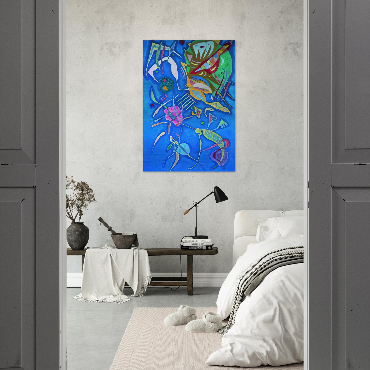 GROUPING 1937 - Wassily Kandinsky Brushed Aluminum Print - 70x100 cm / 28x40 inches | Wassily Kandinsky Aluminum Print | Wassily Kandinsky Prints