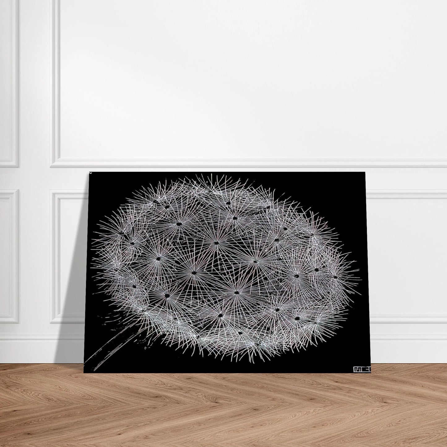 BLOWBALL II - MC Escher Brushed Aluminum Print - 70x100 cm / 28x40 inches | MC Escher Aluminum Print | MC Escher Prints | Maurits Cornelis Escher Prints