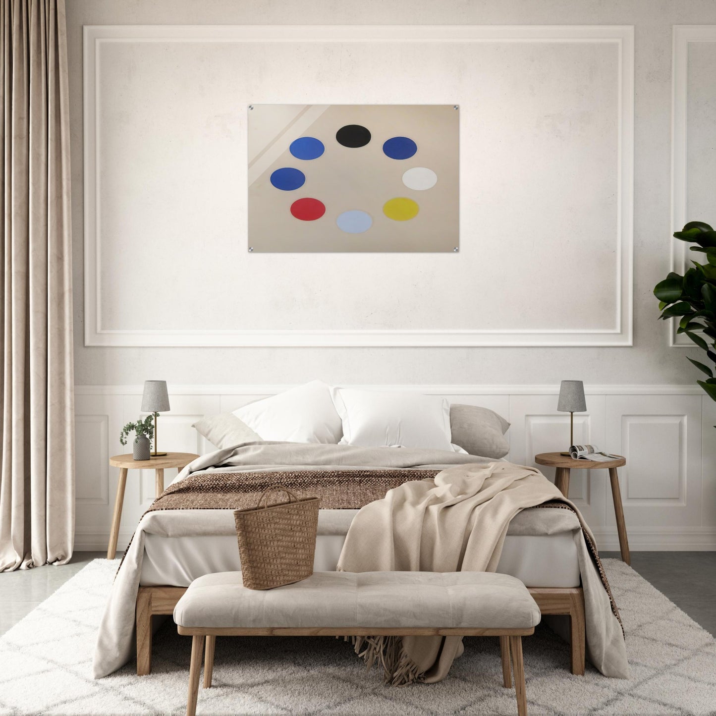 Untitled Black Star - 1965 - Thomas Downing Acrylic Print - 70x100 cm / 28x40″ inches