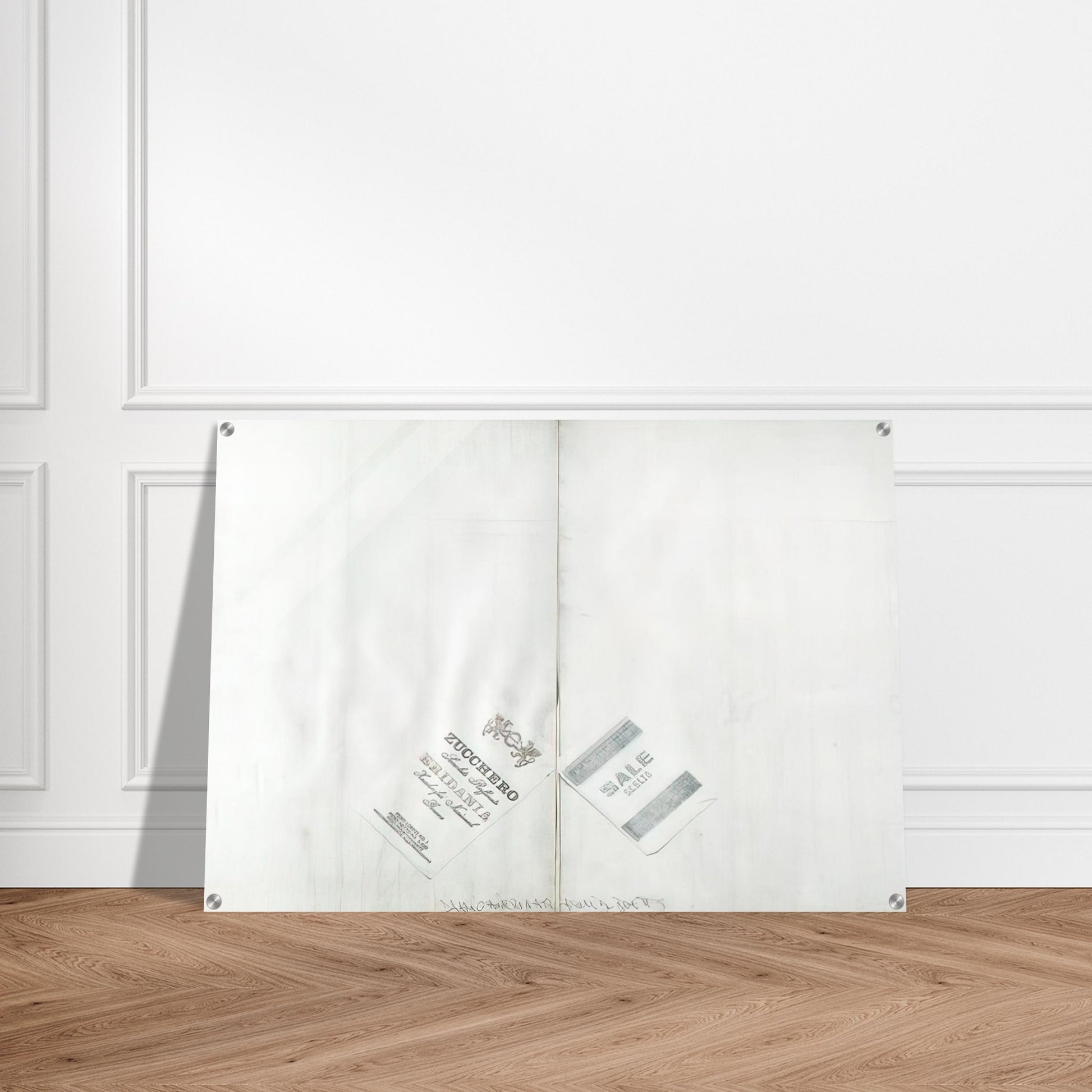 DA ALIGHIERO NATI A GUIDO BOETTI 1986 - Alighiero Boetti Acrylic Print - 70x100 cm / 28x40″ inches