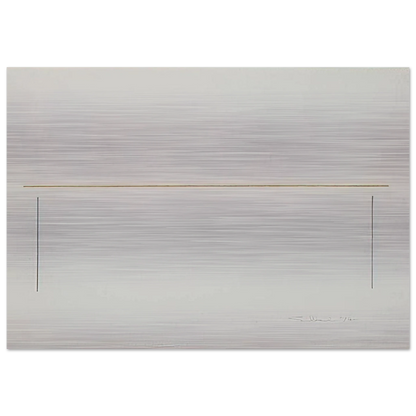 Untitled - 1974 - Fred Sandback Brushed Aluminum Print - 70x100 cm / 28x40 inches | Fred Sandback Aluminum Print | Fred Sandback Prints