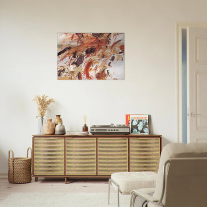 Ferragosto V - Cy Twombly Brushed Aluminum Print - 70x100 cm / 28x40 inches | Cy Twombly Aluminum Print | Cy Twombly Prints