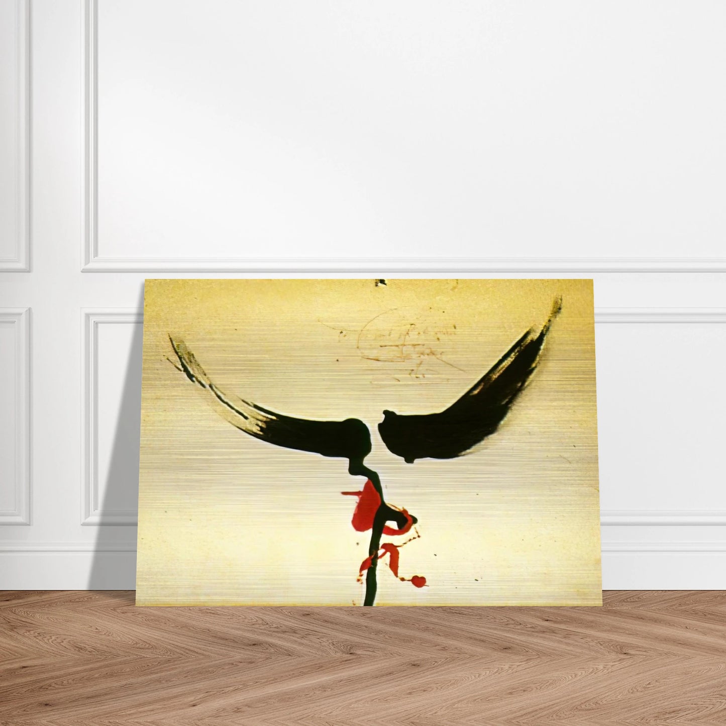 DALI S MOUSTACHE - Salvador Dali Brushed Aluminum Print - 70x100 cm / 28x40 inches | Salvador Dali Aluminum Print | Salvador Dali Prints