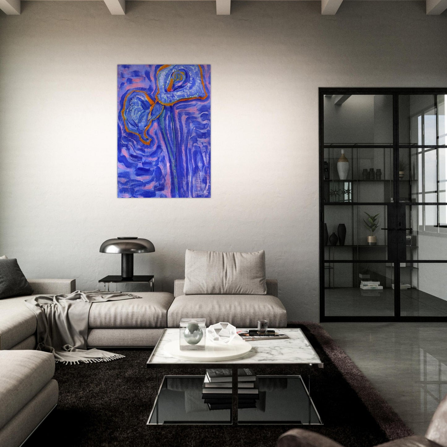 Sun - Piet Mondrian Brushed Aluminum Print - 70x100 cm / 28x40 inches | Piet Mondrian Aluminum Print | Piet Mondrian Prints