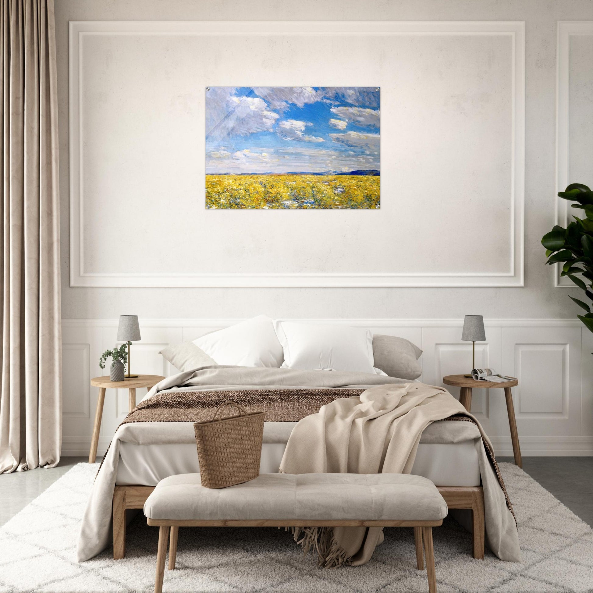 Afternoon Sky, Harney Desert - Childe Hassam Acrylic Print - 70x100 cm / 28x40″ inches