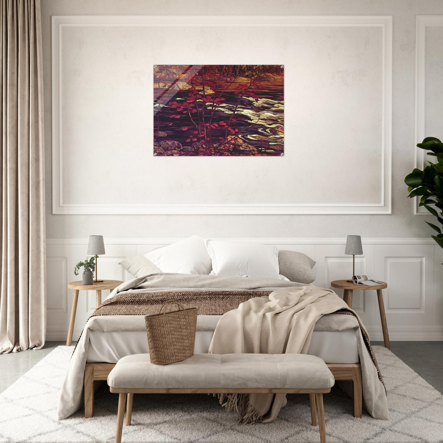 The Red Maple - 1914 - A.Y. Jackson Acrylic Print - 70x100 cm / 28x40″ inches