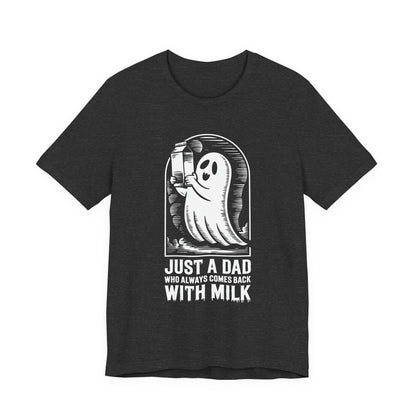 gewoon een papa die altijd melk mee terugnam halloween T-shirt - Unisex Jersey korte mouw T-shirt