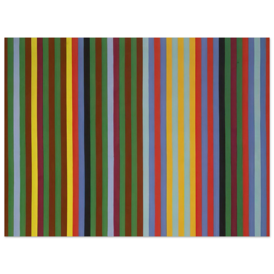 Gene Davis - Circus Sounds - 1967  75x100 cm / 30x40inches Fine Art Poster