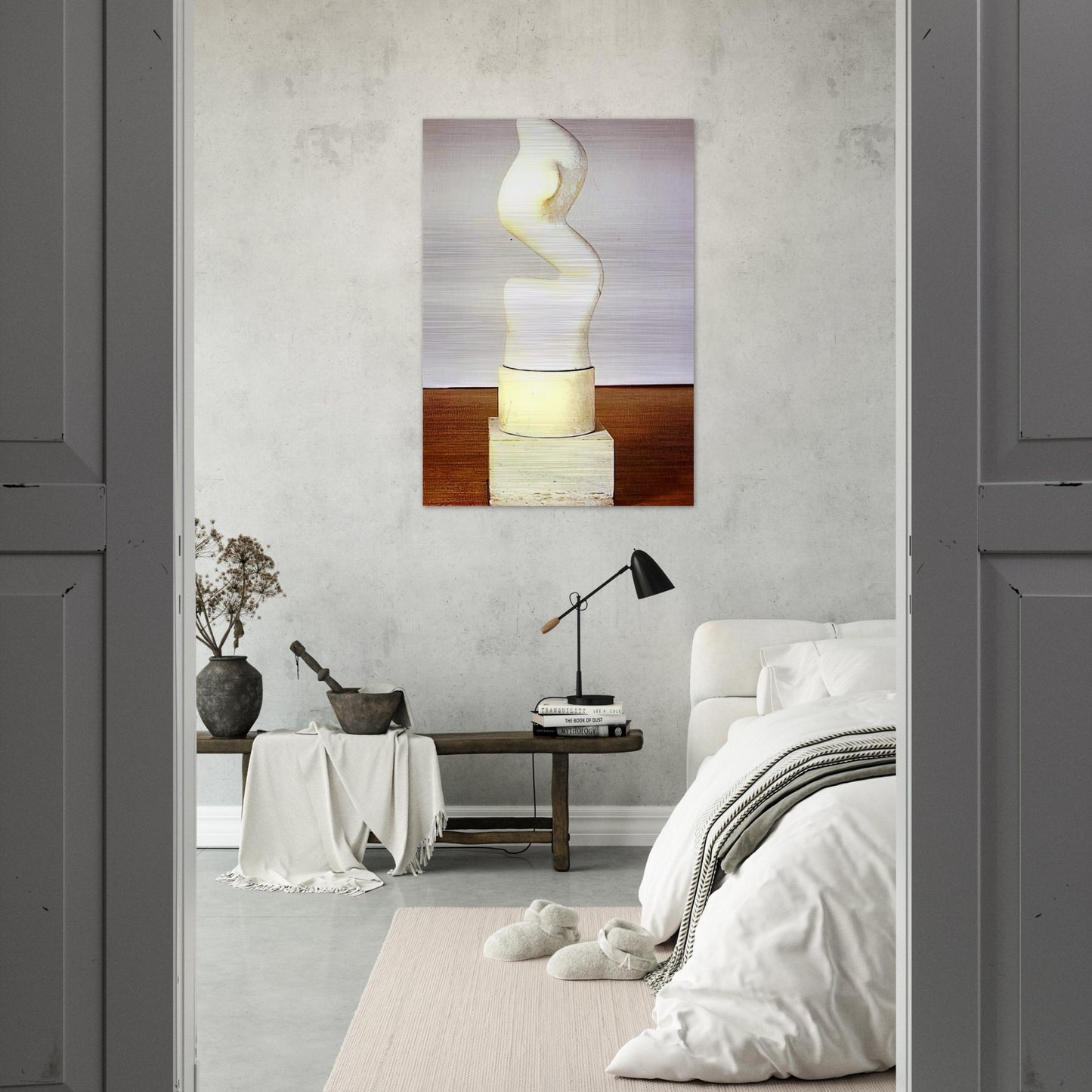 Rising Up S elevant - Jean Arp Brushed Aluminum Print - 70x100 cm / 28x40 inches | Jean Arp Aluminum Print | Jean Arp Prints