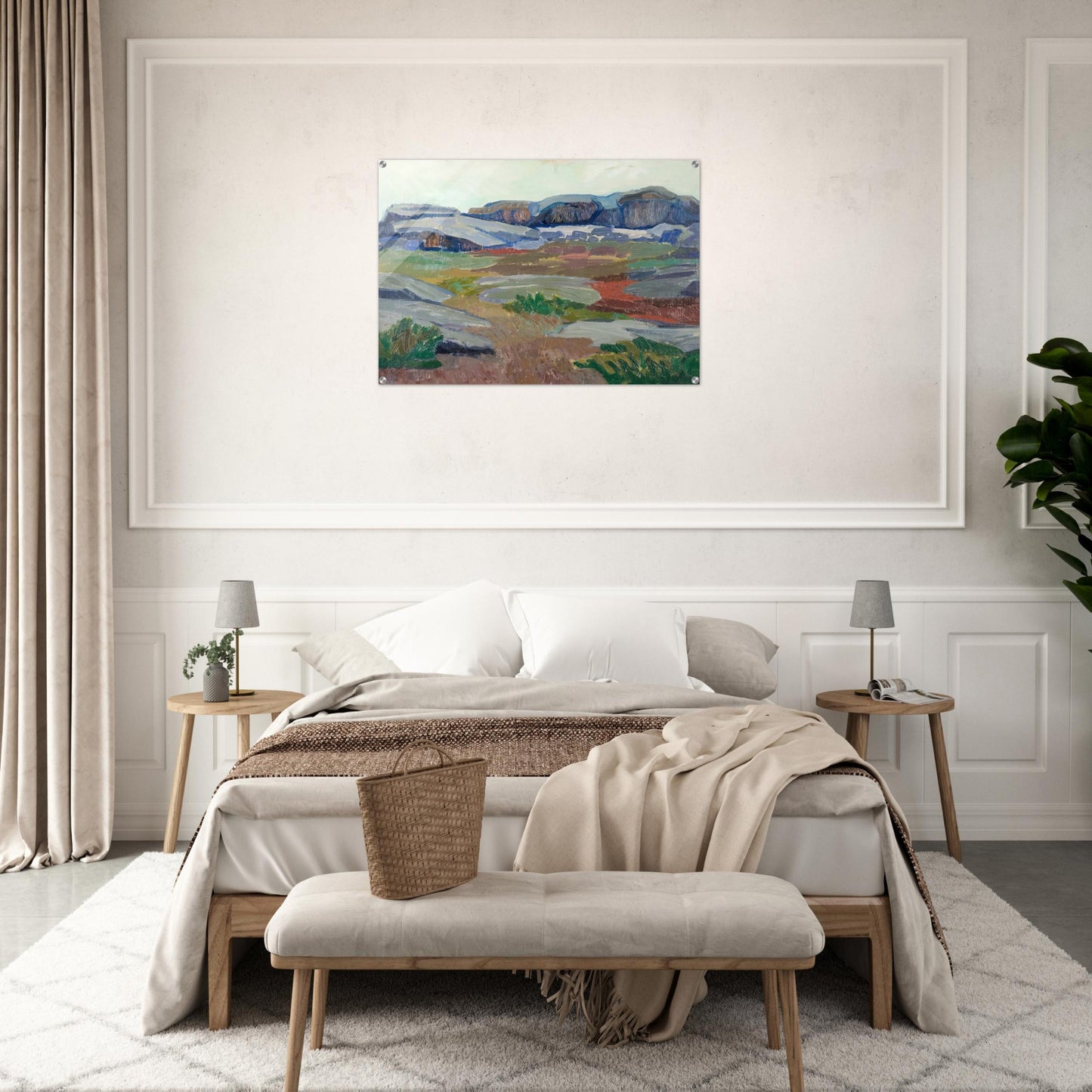 View from Pellinge - Expressionism - Tove Jansson Acrylic Print - 70x100 cm / 28x40″ inches | Tove Jansson Wall Art | Tove Jansson Prints