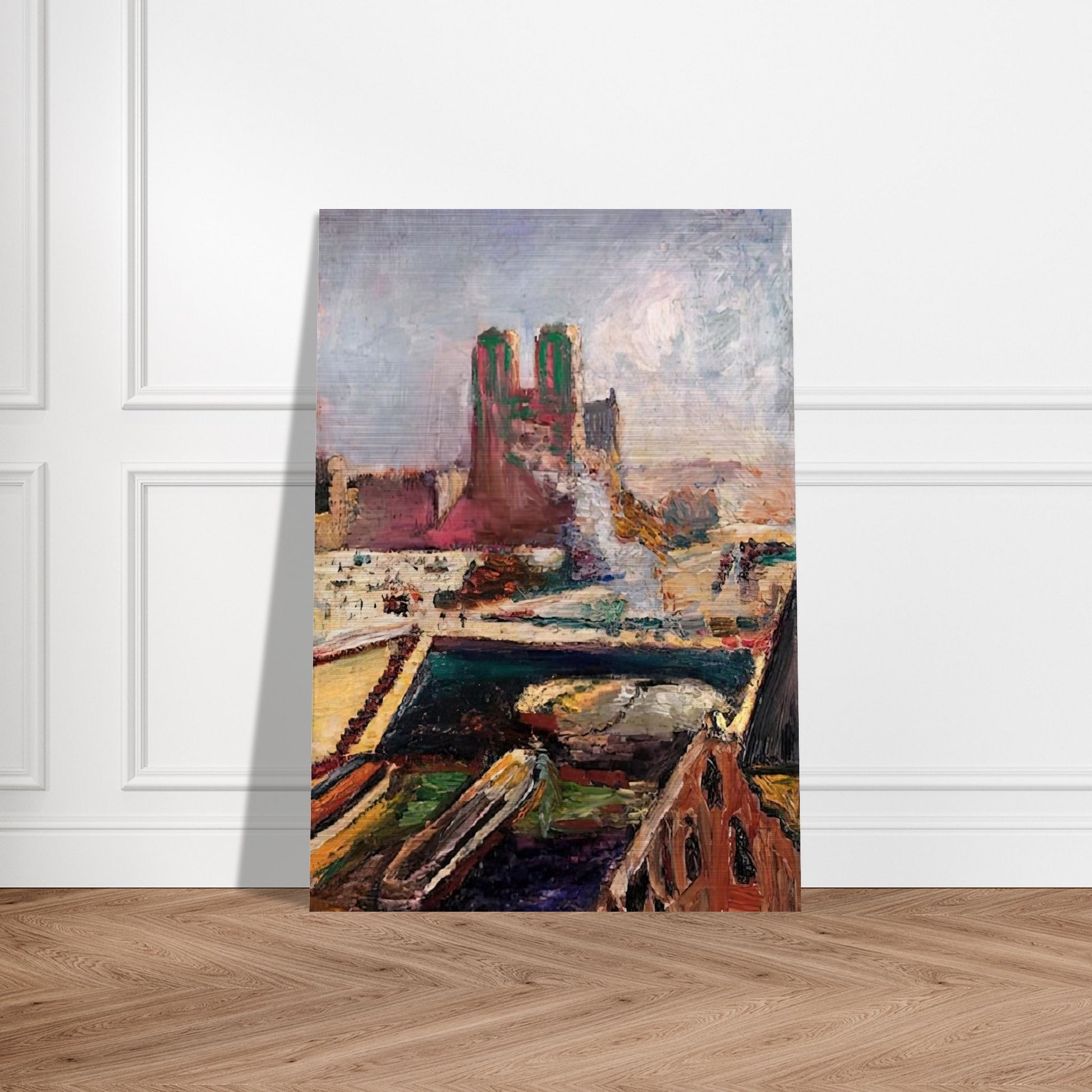 NOTRE DAME 1900 - Henri Matisse Brushed Aluminum Print - 70x100 cm / 28x40 inches | Henri Matisse Aluminum Print | Henri Matisse Prints