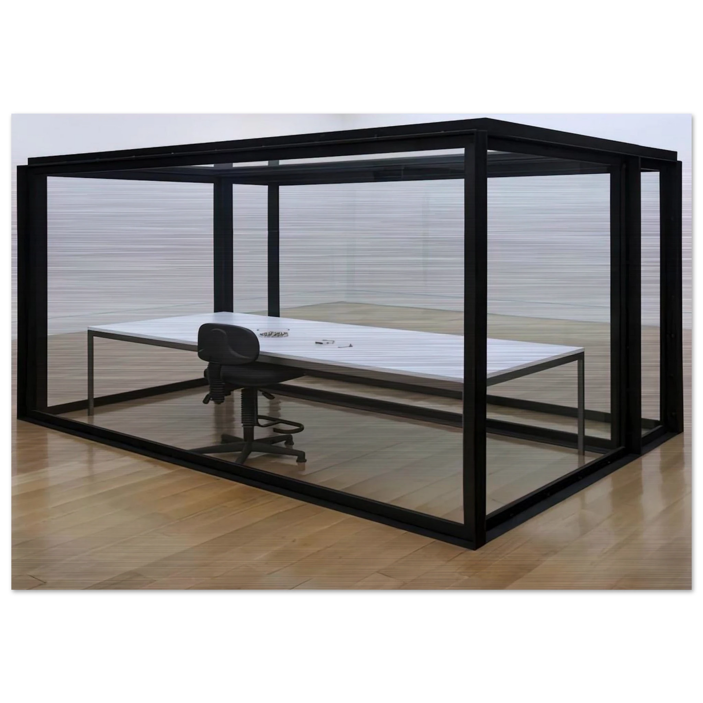THE ACQUIRED INABILITY TO ESCAPE 1991 - Damien Hirst Brushed Aluminum Print - 70x100 cm / 28x40 inches | Damien Hirst Aluminum Print | Damien Hirst Prints