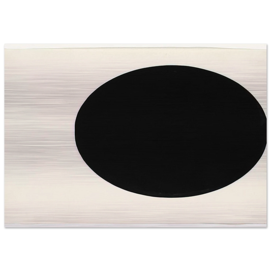 Circle Form - Ellsworth Kelly Brushed Aluminum Print - 70x100 cm / 28x40 inches | Ellsworth Kelly Aluminum Print | Ellsworth Kelly Prints