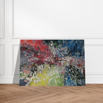 Horizons ouverts - Jean-Paul Riopelle Brushed Aluminum Print - 70x100 cm / 28x40 inches | Jean-Paul Riopelle Aluminum Print | Jean-Paul Riopelle Prints