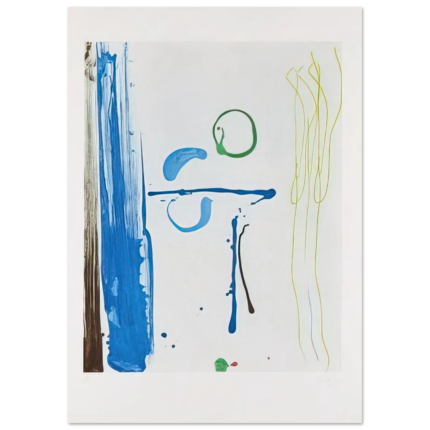 Helen Frankenthaler - Sunshine After Rain - 1987 Wall art - 75x100 cm / 30x40 inches - Fine Art Poster-canvas - -