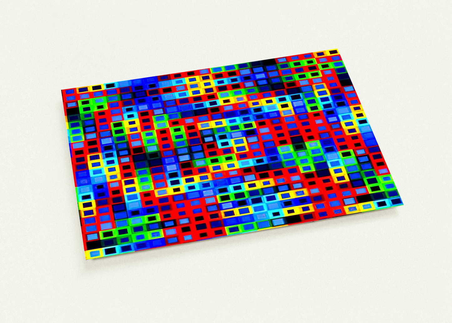 Orion-K - 1972 By Victor Vasarely Pack of 10 Post Cards | Victor Vasarely Post Cards | A6 (10.5 x 14.8 cm) - 4.1 x 5.8 inches