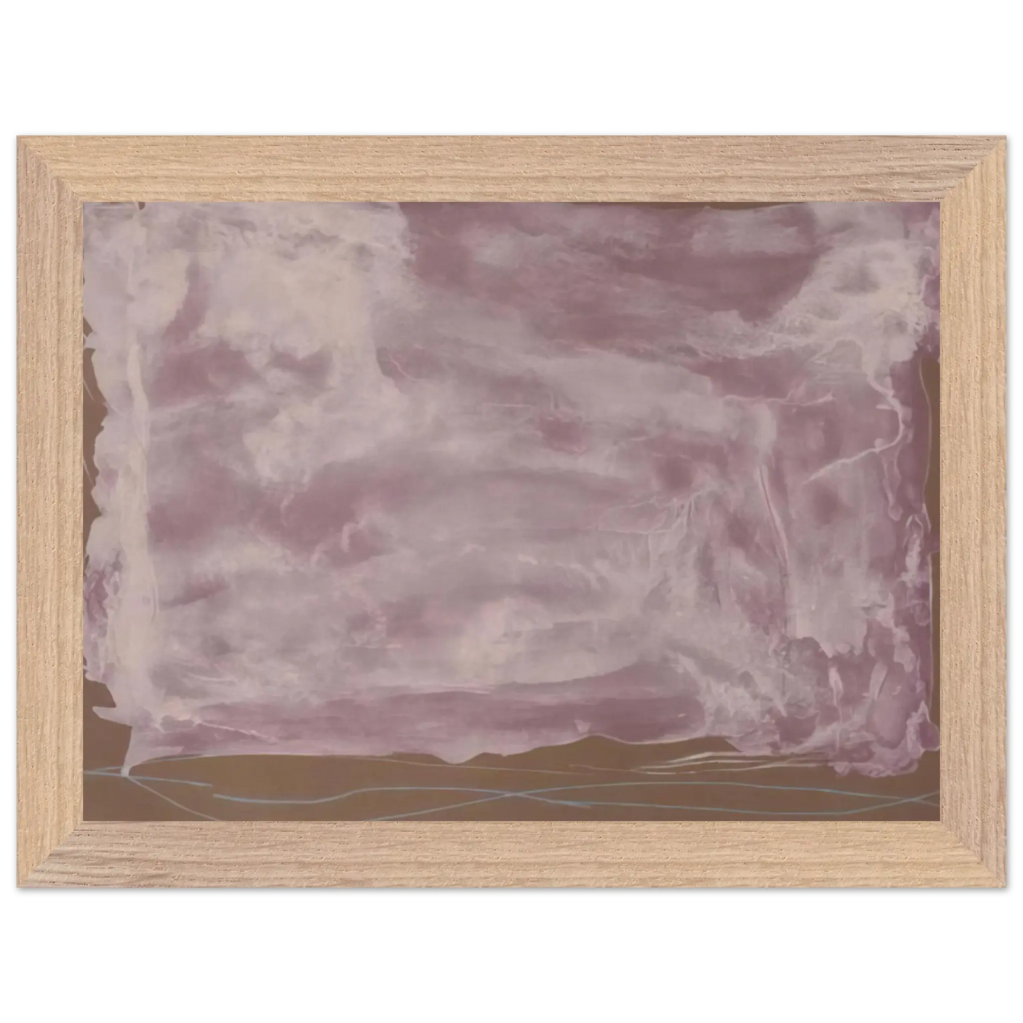 Helen Frankenthaler - Soho Dreams - 1987 Wall art - 21x29.7 cm / 8x12" - Premium Wooden Framed Poster With Fine Art Paper - Black frame