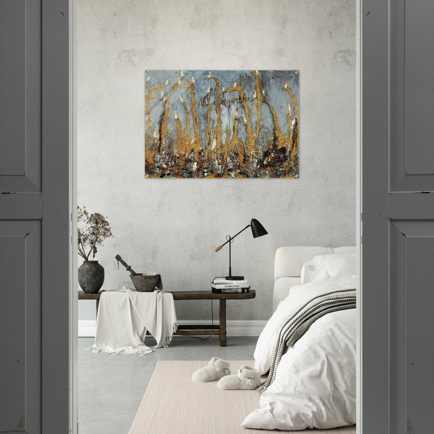 MARGARETHE - Anselm Kiefer Acrylic Print - 70x100 cm / 28x40″ inches