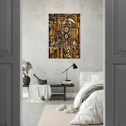 Abstract Eye - Richard Pousette-Dart Brushed Aluminum Print - 70x100 cm / 28x40 inches | Richard Pousette-Dart Aluminum Print | Richard Pousette-Dart Prints
