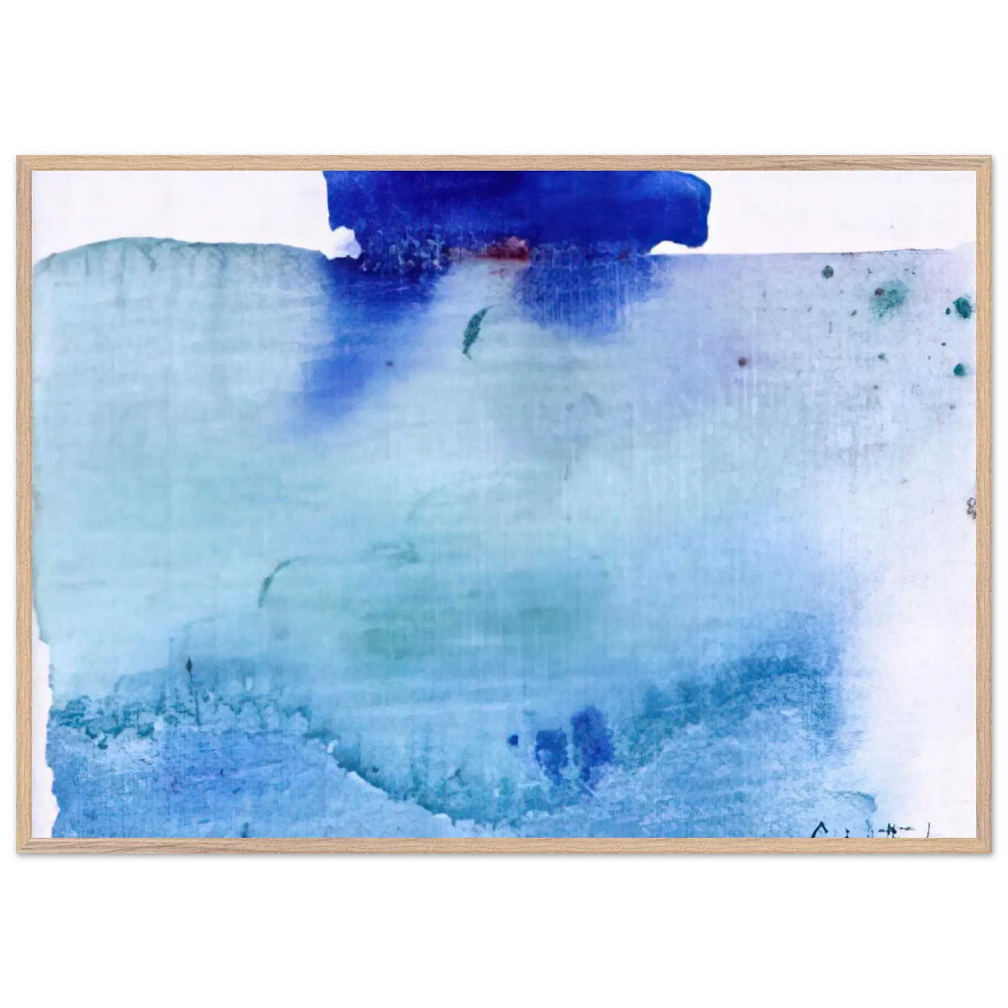 Helen Frankenthaler - Untitled - 1982 Wall art - 60x80 cm / 24x32 inches - Fine Art Poster - -