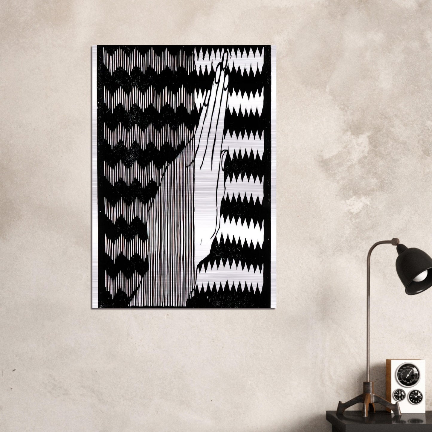 ESCHER (6) - MC Escher Brushed Aluminum Print - 70x100 cm / 28x40 inches | MC Escher Aluminum Print | MC Escher Prints
