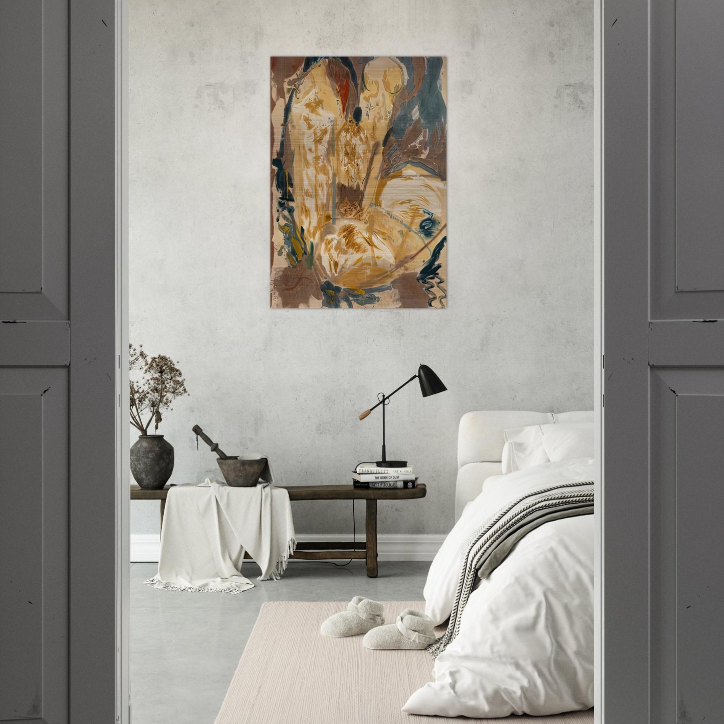 Giralda, 1956- - Helen Frankenthaler Brushed Aluminum Print - 70x100 cm / 28x40 inches | Helen Frankenthaler Aluminum Print | Helen Frankenthaler Prints