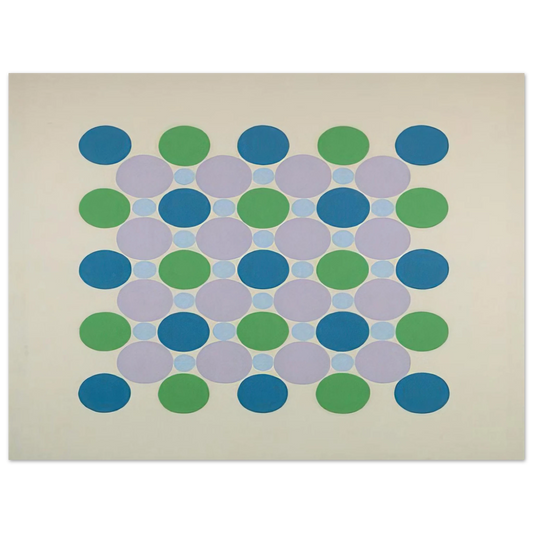 Thomas Downing - Four Blue Five - 1962  75x100 cm / 30x40inches Fine Art Poster