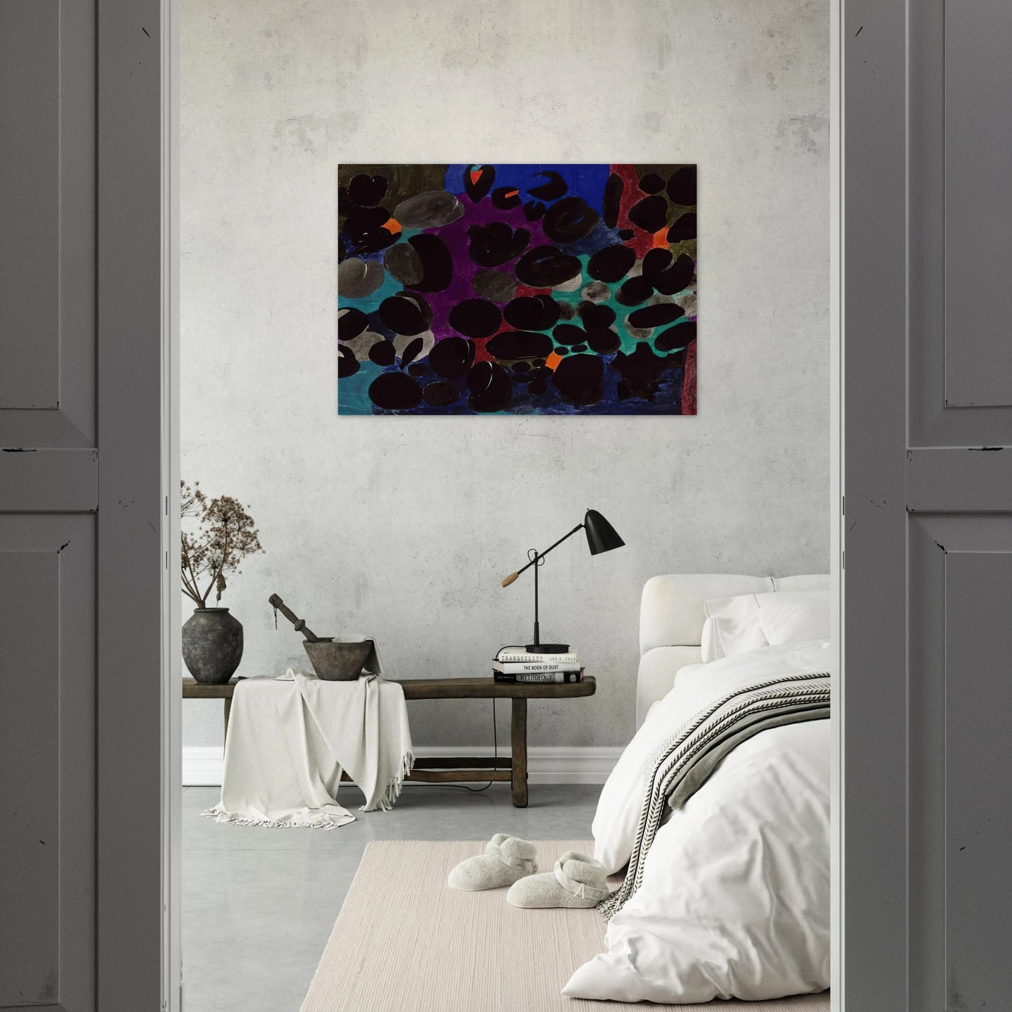 Plumen - 1957 - Johannes Itten Brushed Aluminum Print - 70x100 cm / 28x40 inches | Johannes Itten Aluminum Print | Johannes Itten Prints