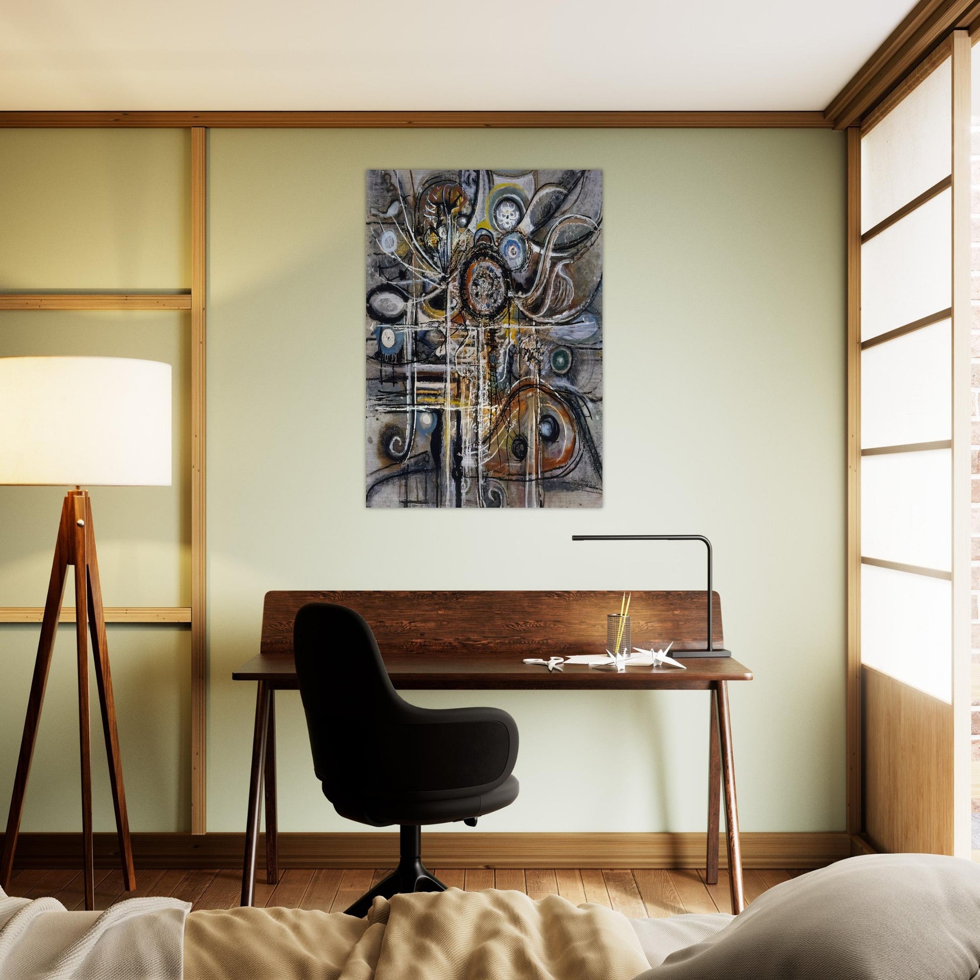The Center - 1943 - Richard Pousette-Dart Brushed Aluminum Print - 70x100 cm / 28x40 inches | Richard Pousette-Dart Aluminum Print | Richard Pousette-Dart Prints