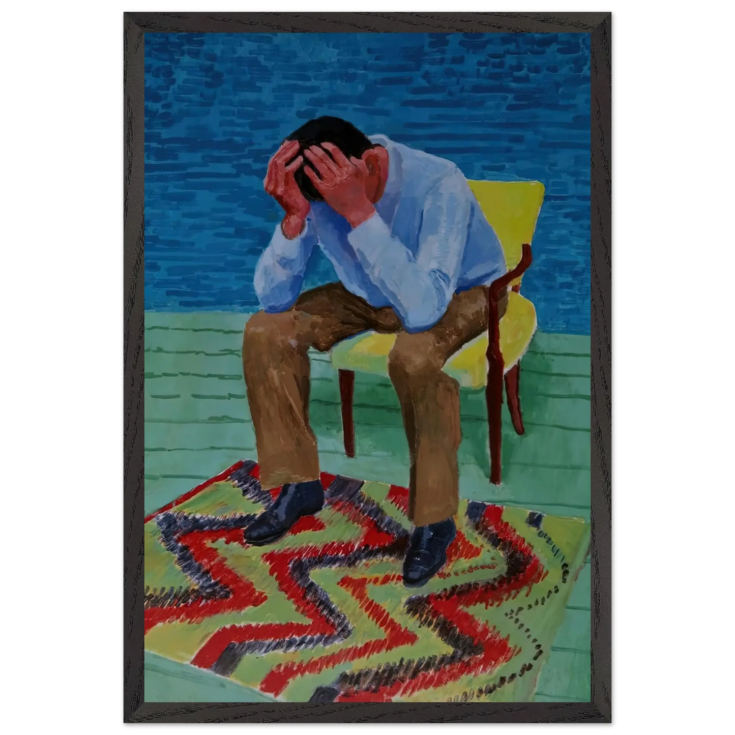 David Hockney - David Hockney Wall art - 45x60 cm / 18x24 Inches - Fine Art Poster - -