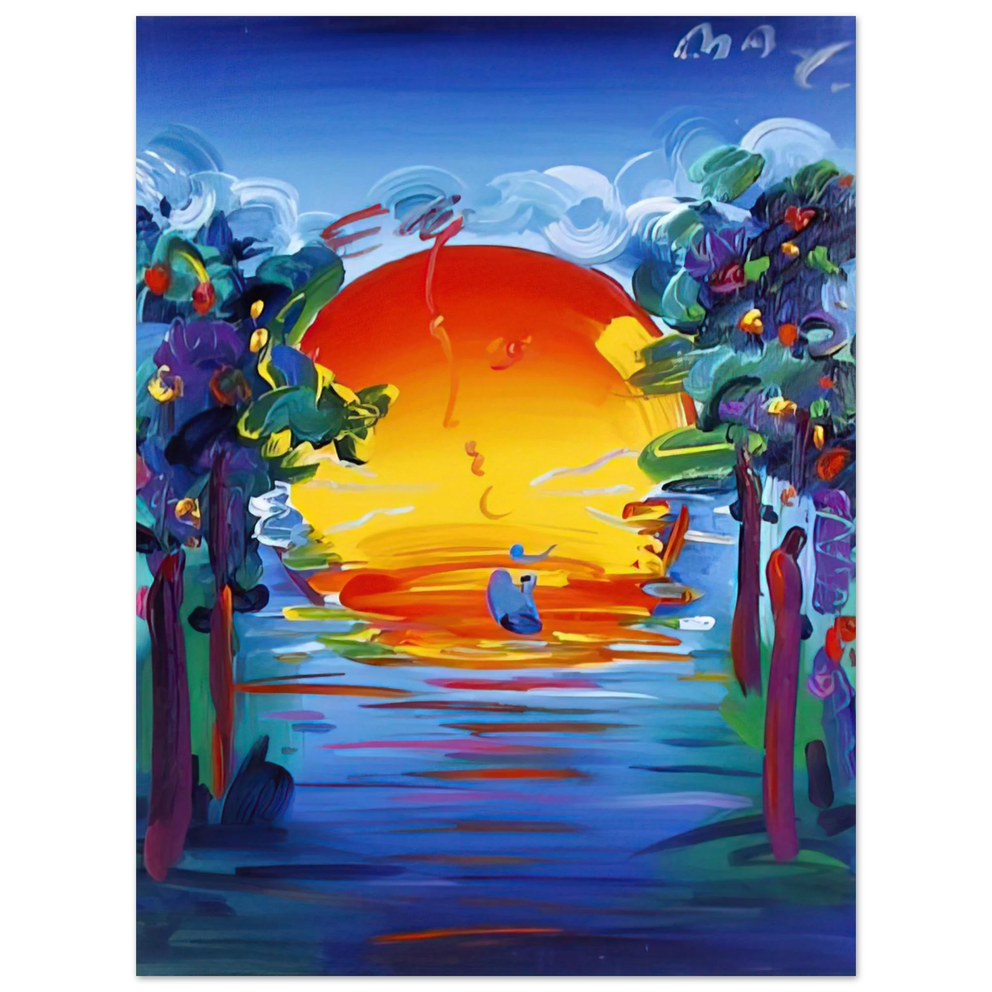 Peter Max - BETTER WORLD 1993  75x100 cm / 30x40inches Fine Art Poster