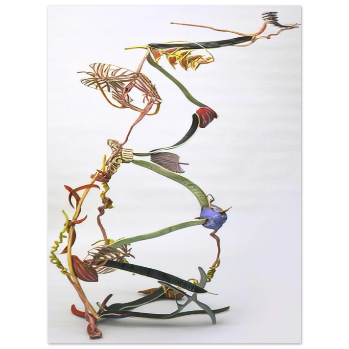 Nancy Graves - EXTEND EXPAND 1983  75x100 cm / 30x40inches Fine Art Poster