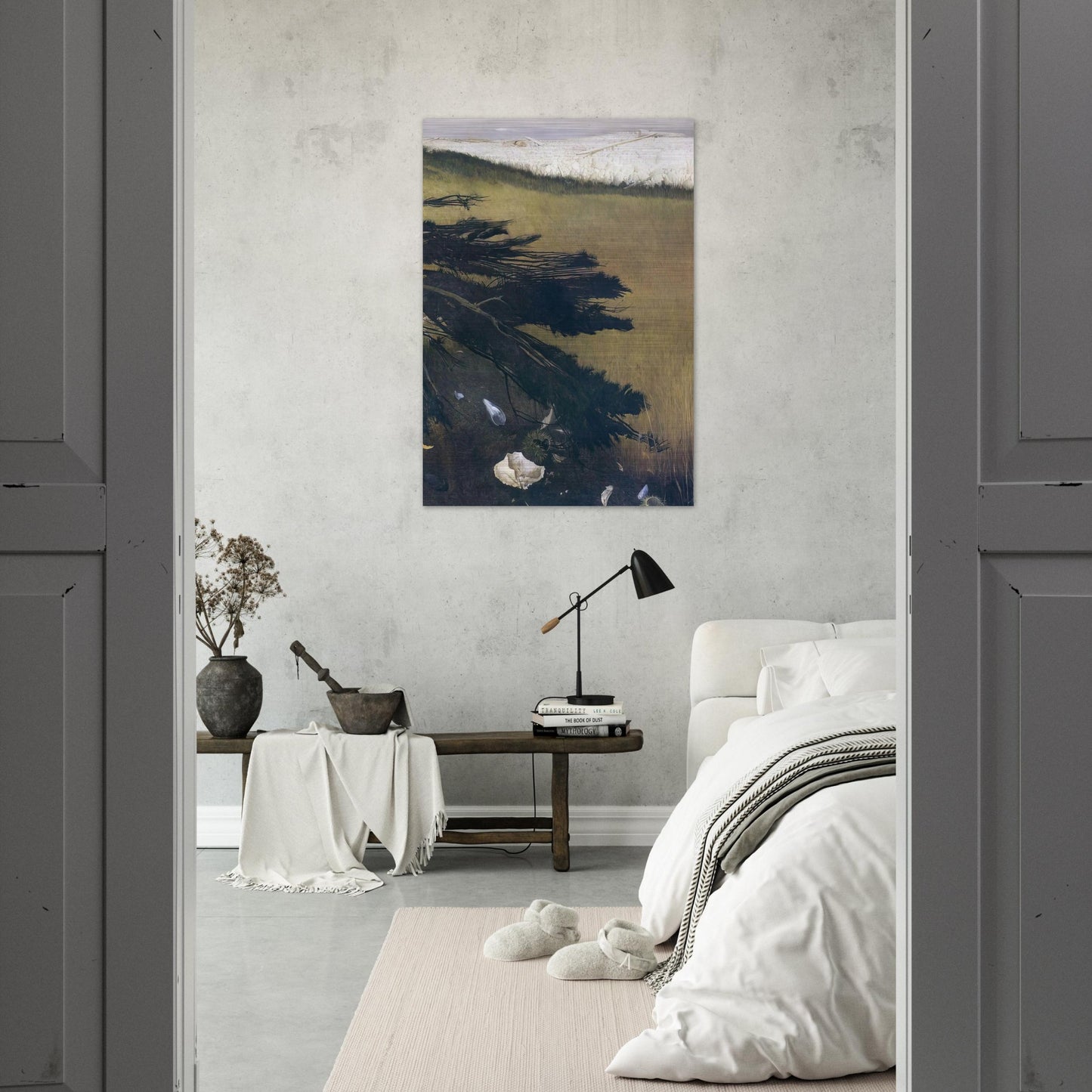 NOT DETECTED 47 - Andrew Wyeth Brushed Aluminum Print - 70x100 cm / 28x40 inches | Andrew Wyeth Aluminum Print | Andrew Wyeth Prints