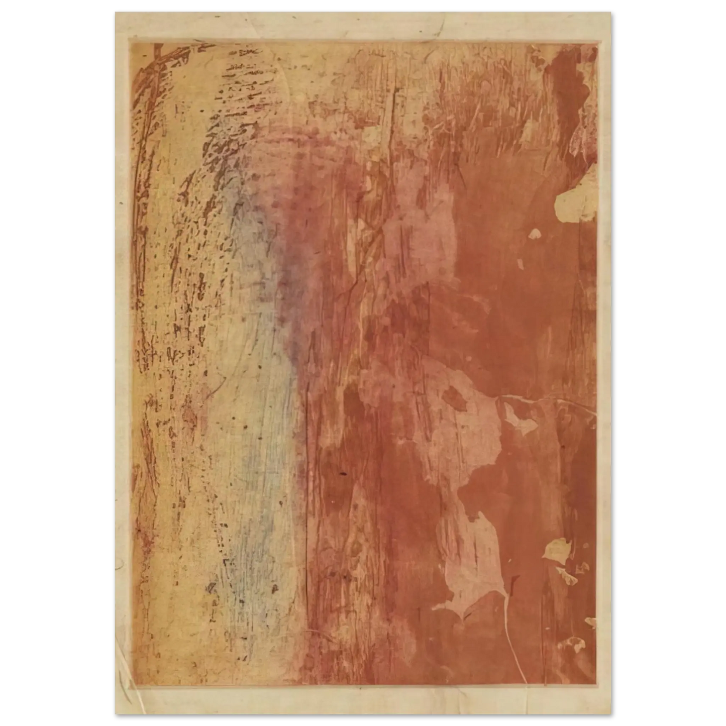 Helen Frankenthaler - Ganymede - 1978 Wall art - 30x45 cm / 12x18 Inches - Premium Wooden Framed Poster With Fine Art Paper - Black frame