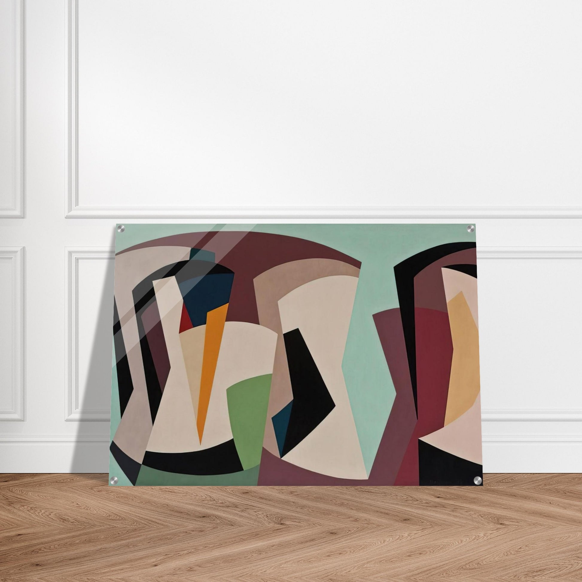 Untitled - 1955 - Karl Benjamin Acrylic Print - 70x100 cm / 28x40″ inches