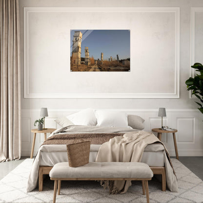 KIEFER S STUDIO COMPLEX AT BARJAC IN SOUTHERN FRANCE 2012 - Anselm Kiefer Acrylic Print - 70x100 cm / 28x40″ inches | Anselm Kiefer Wall Art | Anselm Kiefer Prints