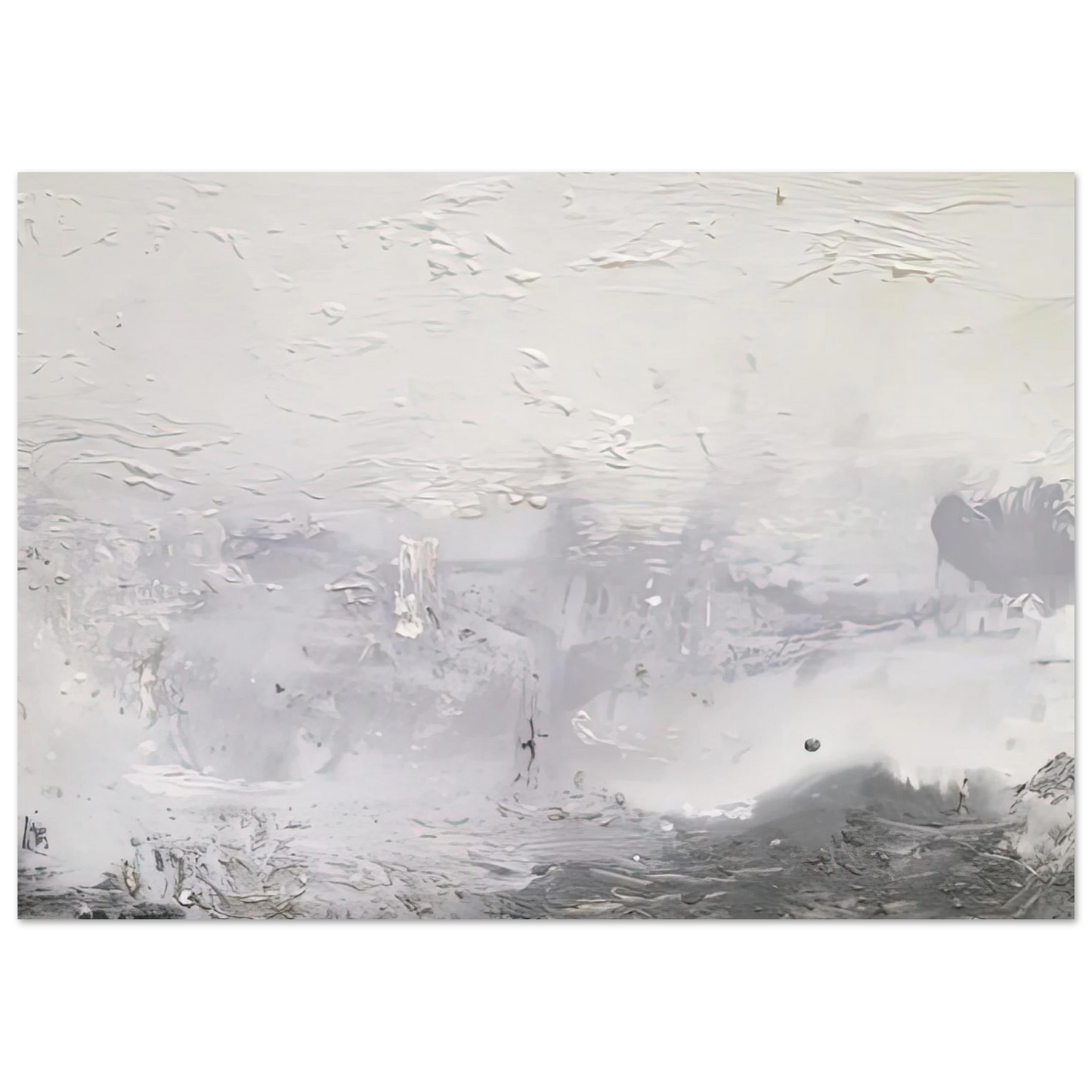 Helen Frankenthaler - Barometer, 1992- Wall Art - 28x40 inches / 70x70 cm - Canvas (Imperial)-canvas - -