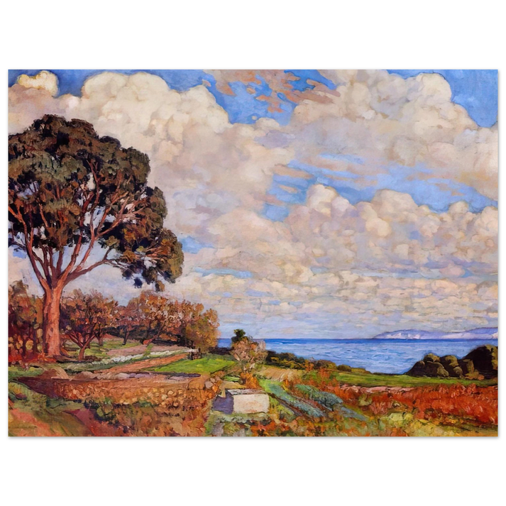 Theo van Rysselberghe - LARGE TREE NEAR THE SEA 1919  75x100 cm / 30x40inches Fine Art Poster