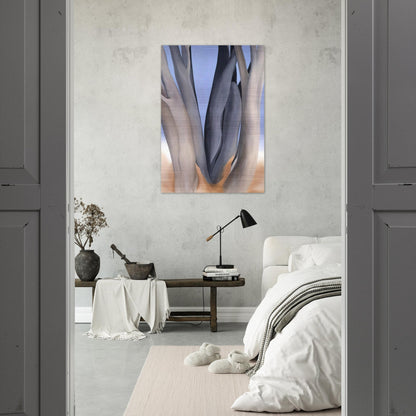 Dark Tree Trunks - Georgia O'Keeffe Brushed Aluminum Print - 70x100 cm / 28x40 inches | Georgia O'Keeffe Aluminum Print | Georgia O'Keeffe Prints