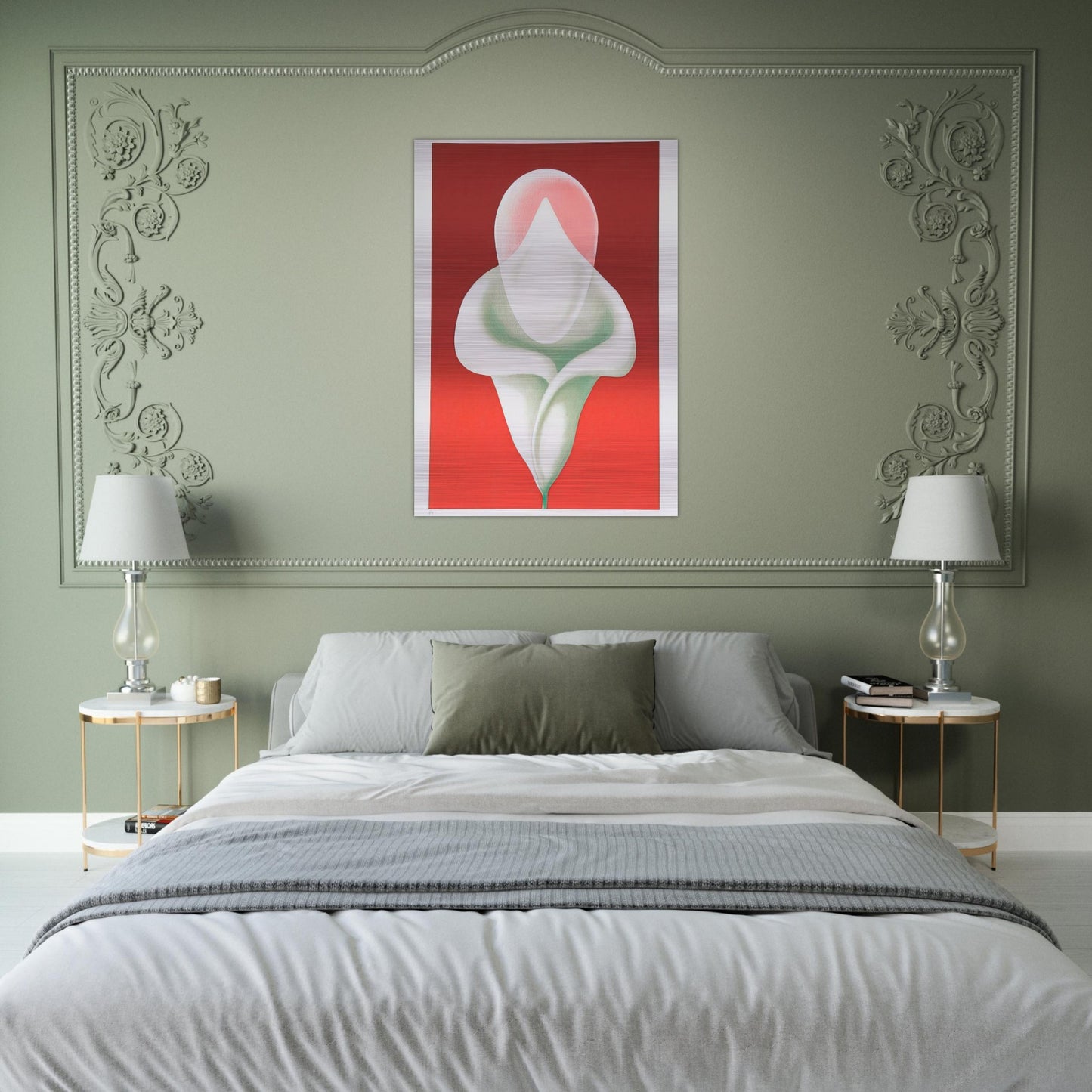 Abstract Tulip - 1979 - Clarence Holbrook Carter Brushed Aluminum Print - 70x100 cm / 28x40 inches | Clarence Holbrook Carter Aluminum Print | Clarence Holbrook Carter Prints