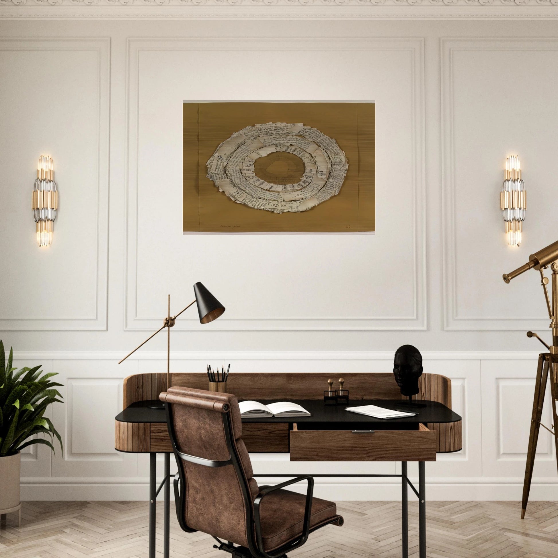 FRUITFUL PLACE 1966 - Lenore Tawney Brushed Aluminum Print - 70x100 cm / 28x40 inches | Lenore Tawney Aluminum Print | Lenore Tawney Prints