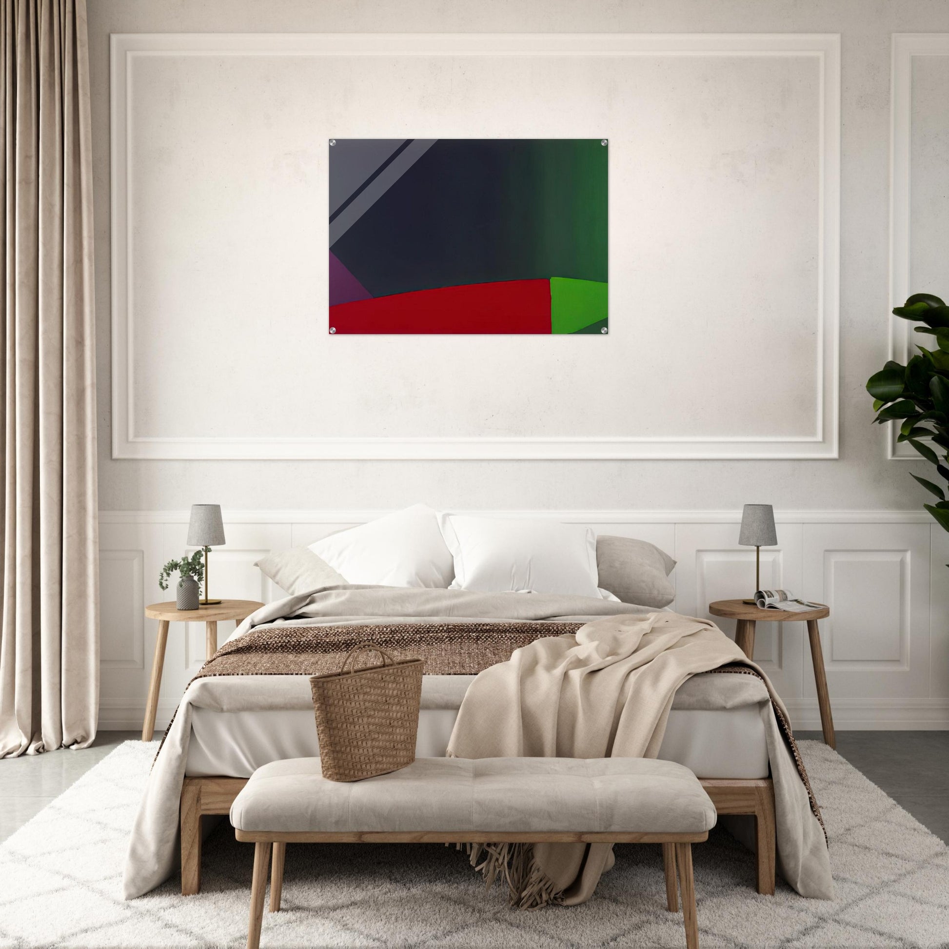 6.3.66 - 1966 - John Hoyland Acrylic Print - 70x100 cm / 28x40″ inches | John Hoyland Wall Art | John Hoyland Prints