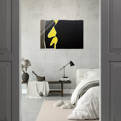 Hommage to the First Monk Immolating Himself in Saigon - 1966 - Adja Yunkers Acrylic Print - 70x100 cm / 28x40″ inches | Adja Yunkers Wall Art | Adja Yunkers Prints