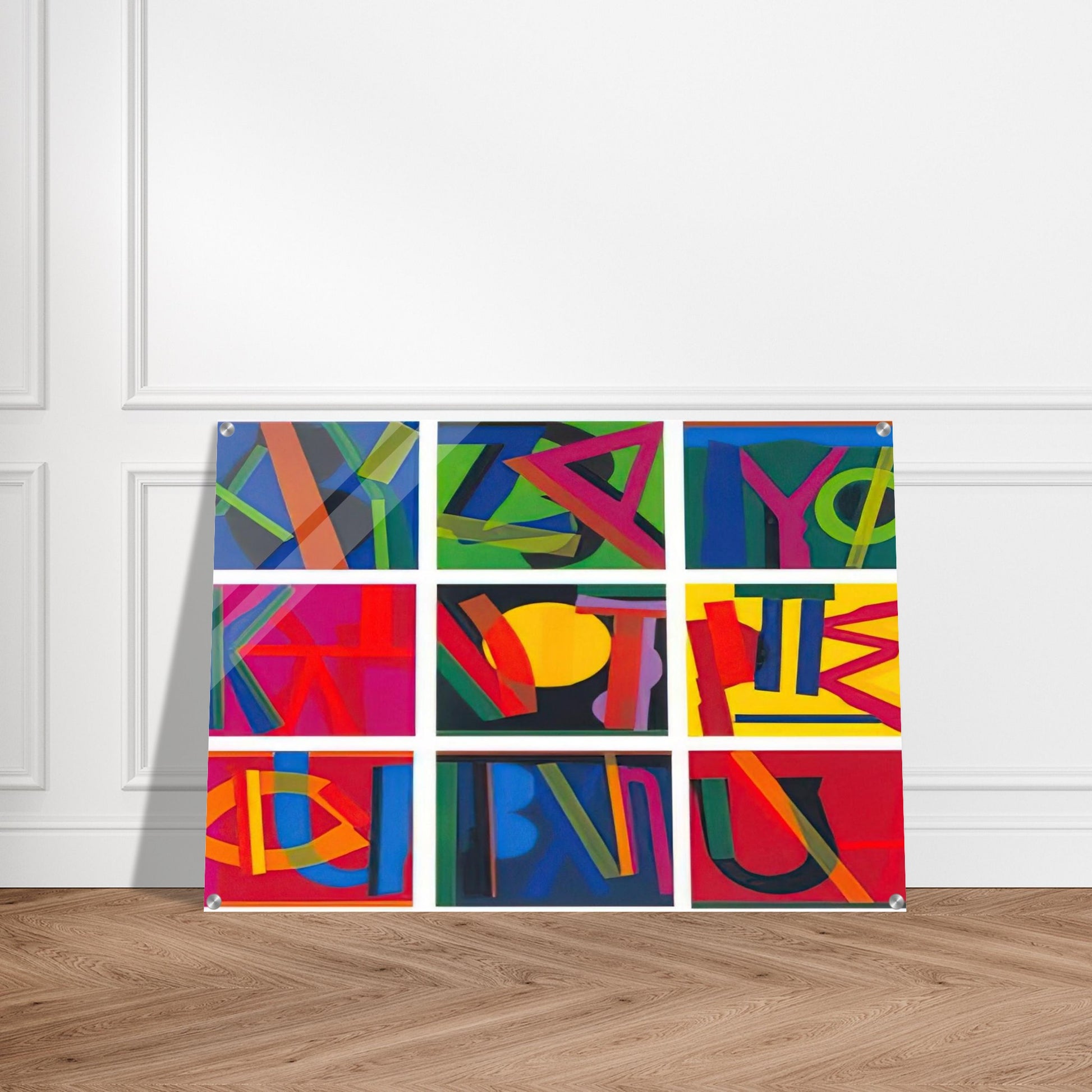 Untitled - Lettrism - Joao Vieira Acrylic Print - 70x100 cm / 28x40″ inches