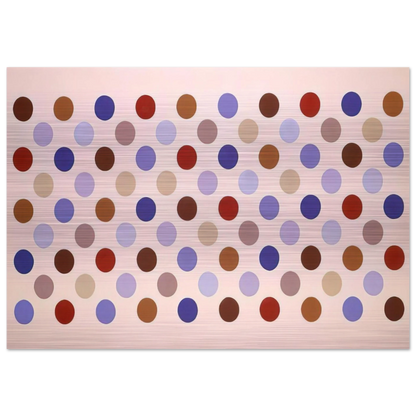 Grid #8 - 1969 - Thomas Downing Brushed Aluminum Print - 70x100 cm / 28x40 inches | Thomas Downing Aluminum Print | Thomas Downing Prints