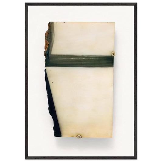 Marble 10 - 1981 - Brice Marden 70x100 cm / 28x40 inches Framed Art Print – Black Wooden Frame