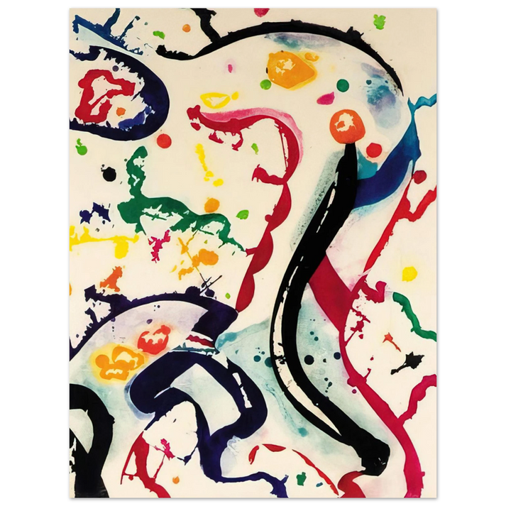 Sam Francis - Untitled  L. I112   75x100 cm / 30x40inches Fine Art Poster